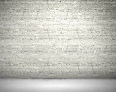 Mur de brique blanc et gris