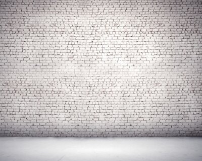 Papier peint  Mur de brique dans une pièce