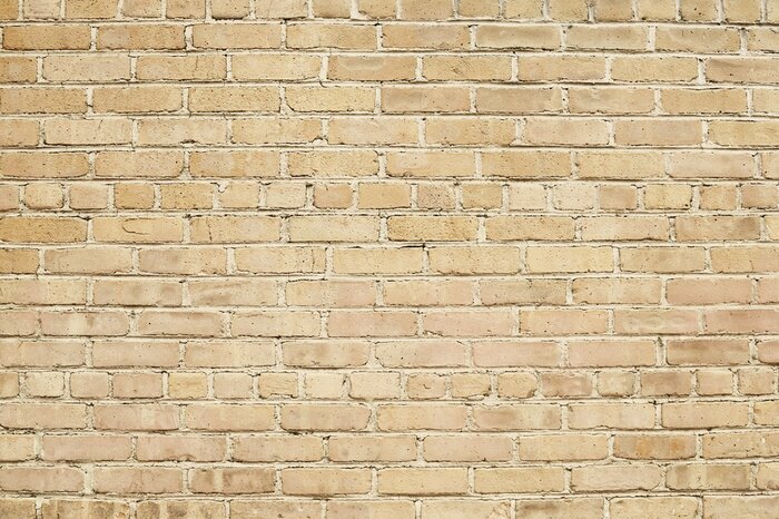Papier peint  Mur de briques beige rustique