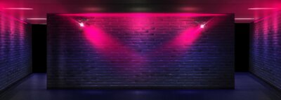 Papier peint  Mur de briques dans un club