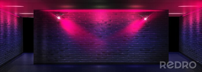 Papier peint  Mur de briques dans un club