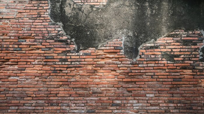 Papier peint  Mur de briques rustique