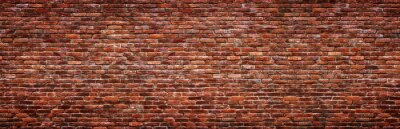 Mur de briques tons rouges