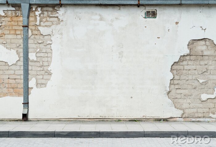 Papier peint  Mur en béton dans une rue