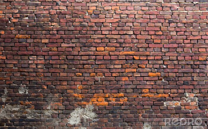 Papier peint  Mur en maçonnerie de brique