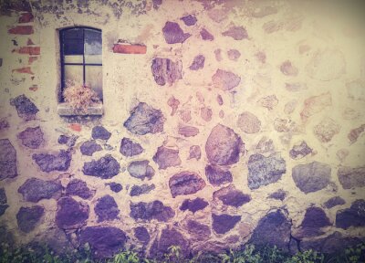 Papier peint  Mur grosses pierres