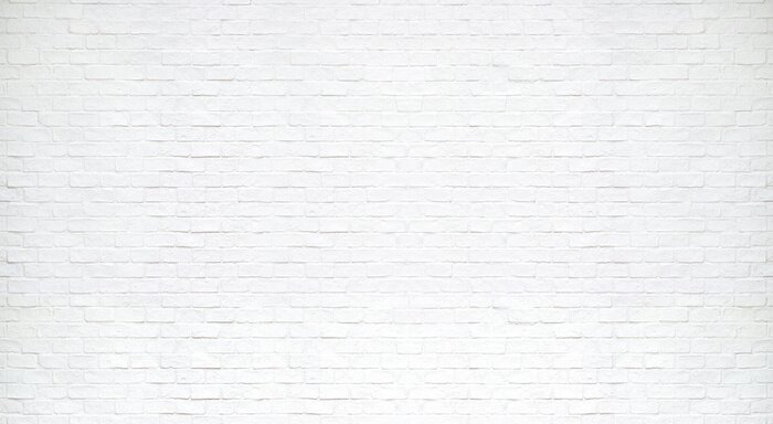 Papier peint  Mur imitation de briques blanches