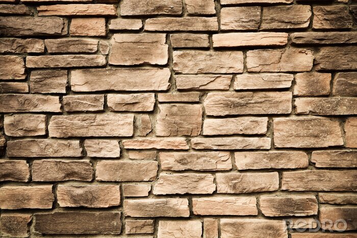 Papier peint  Mur pierre beige clair