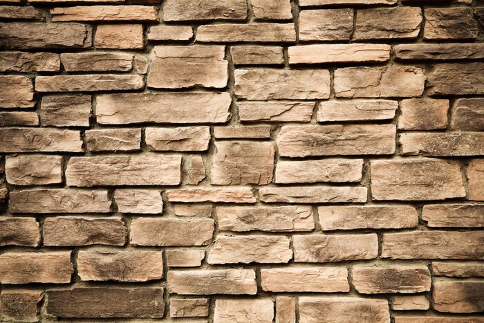 Papier peint  Mur pierre beige clair