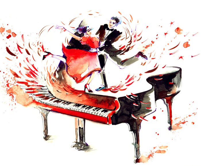 Papier peint  Musique