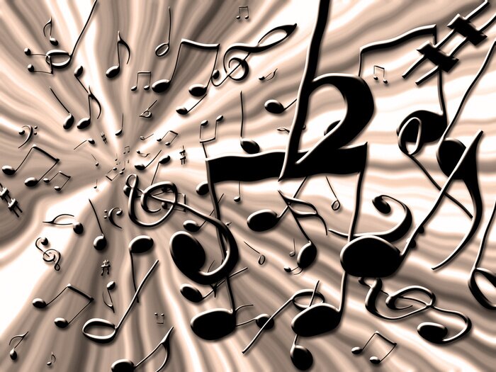 Papier peint  Musique abstraite