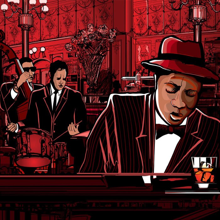 Papier peint  Musique et musiciens