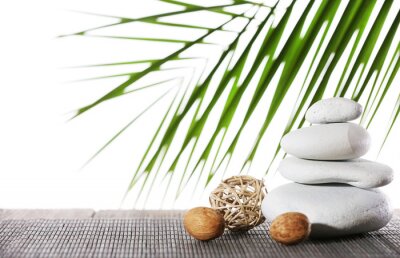 Nature morte de pierres de spa