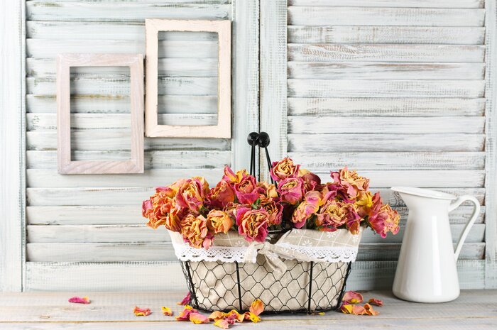 Papier peint  Nature morte shabby