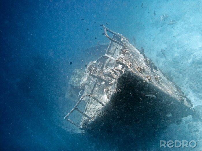 Papier peint  Navire coulé
