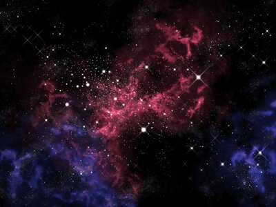 Papier peint  Nébuleuse d'Orion dans l'univers