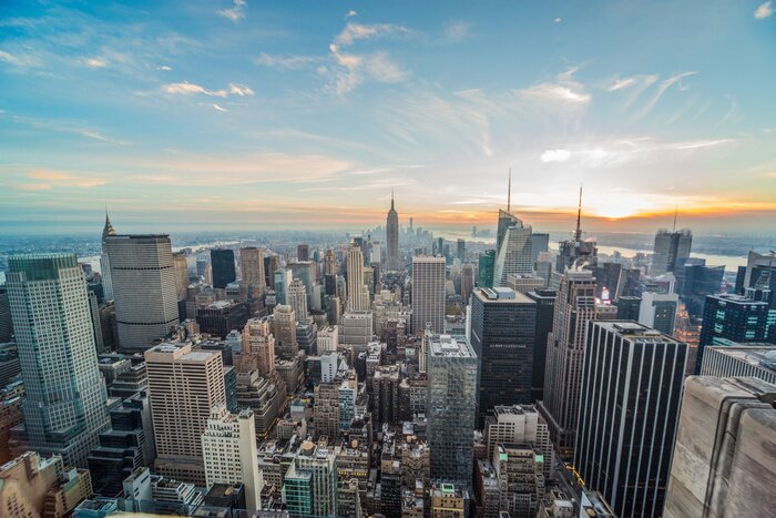 Papier peint  New York au réveil