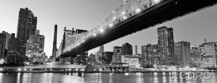 Papier peint  New York City la nuit panorama