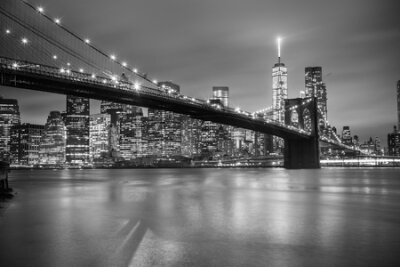 Papier peint  New York en noir et blanc