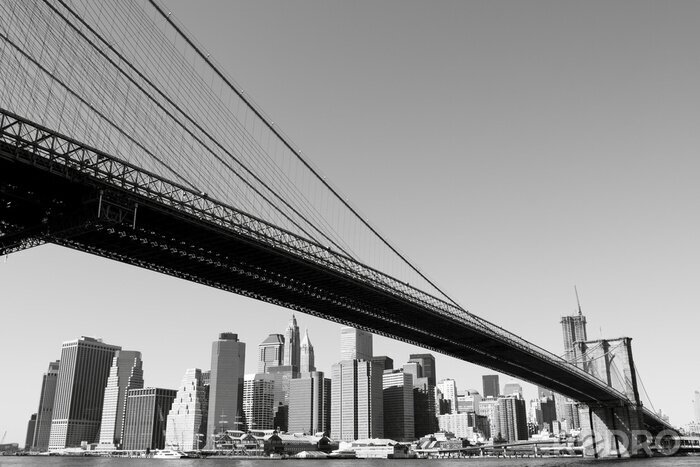 Papier peint  New York et le pont de Manhattan