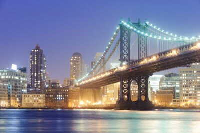 Papier peint  New York et Manhattan Bridge