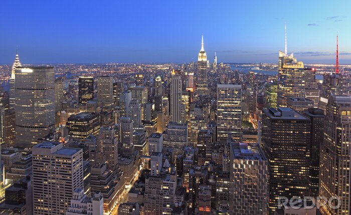 Papier peint  New York le soir