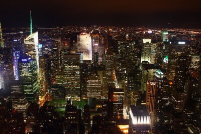 New York lumières de la nuit