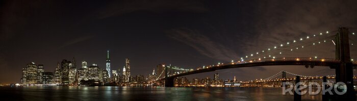 Papier peint  New York panorama nocturne