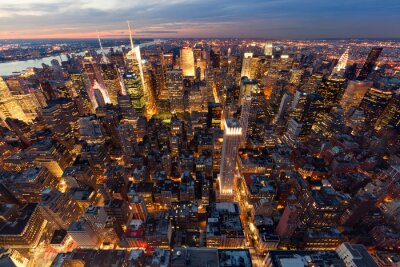 Papier peint  New York perspective panoramique