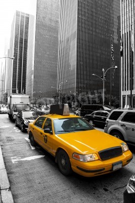 Papier peint  New York taxi dans l'embouteillage