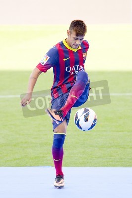 Papier peint  Neymar jonglant avec le ballon