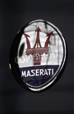 Papier peint  Nom de marque: &quot;Maserati&quot;, Décembre 2013 Berlin.