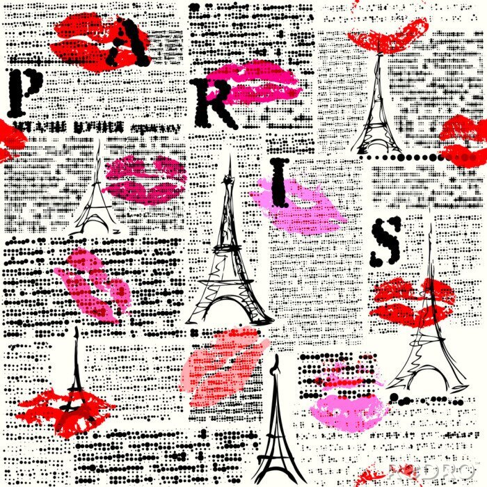 Papier peint  Notes parisiennes