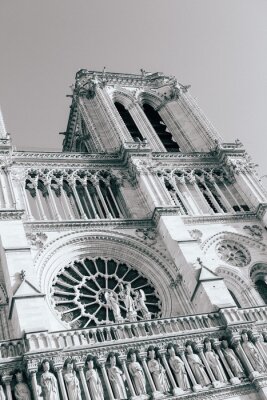 Papier peint  Notre-Dame cathédrale parisienne