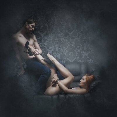 Papier peint  Nu avec femmes et hommes