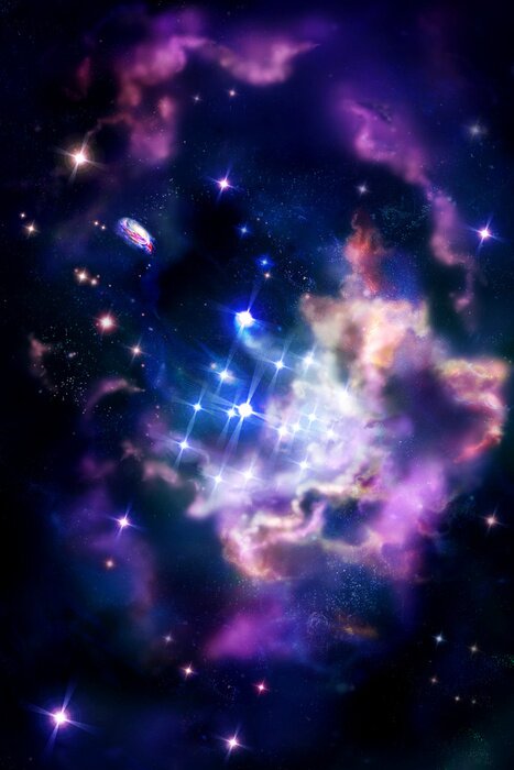 Papier peint  Nuage de molécules dans la galaxie