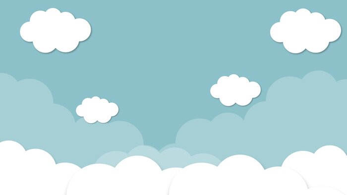 Papier peint  Nuages abstraits dans le ciel