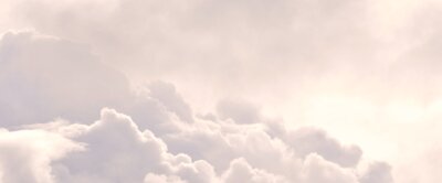Papier peint  Nuages blancs et duveteux