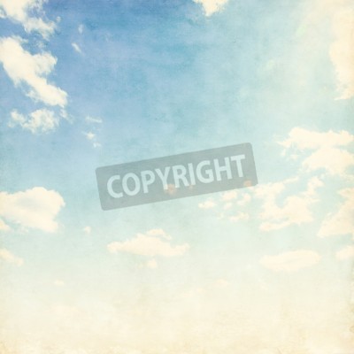 Papier peint  Nuances pastel du ciel et des nuages