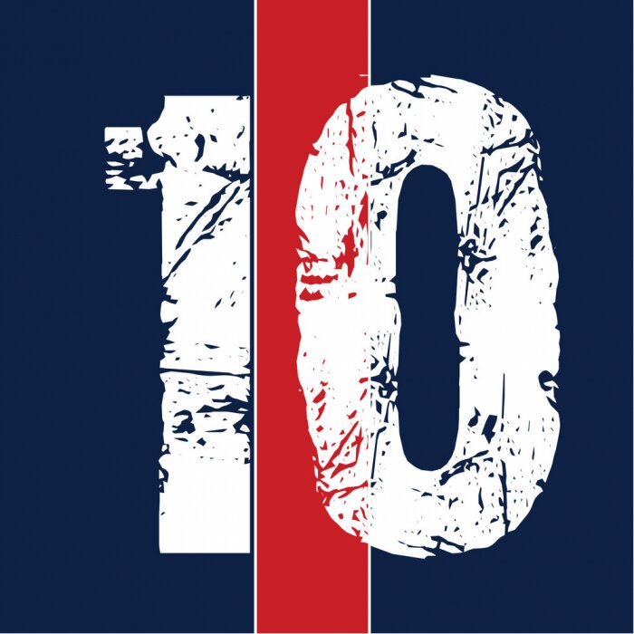 Papier peint  Numéro 10 du PSG