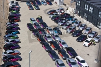 Papier peint  Officiel de Londres 2012 olympique BMW série 5.