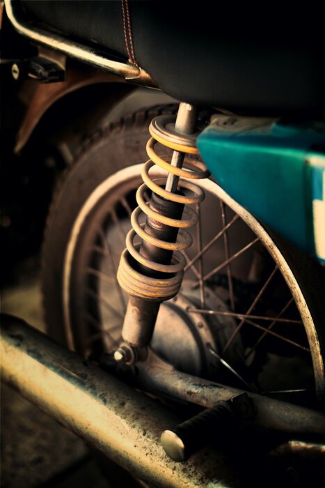 Papier peint  Old vintage moto