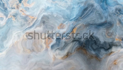 Papier peint  Orage bleu sur Jupiter