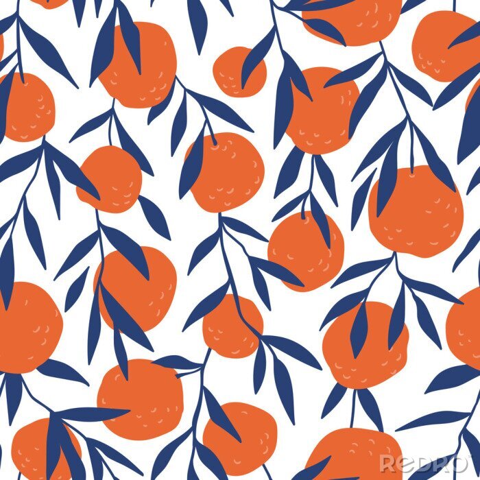 Papier peint  Oranges juteuses
