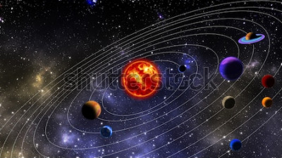 Papier peint  Orbites planétaires
