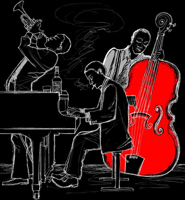 Papier peint  Orchestre de jazz