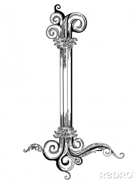 Papier peint  Ornement vintage