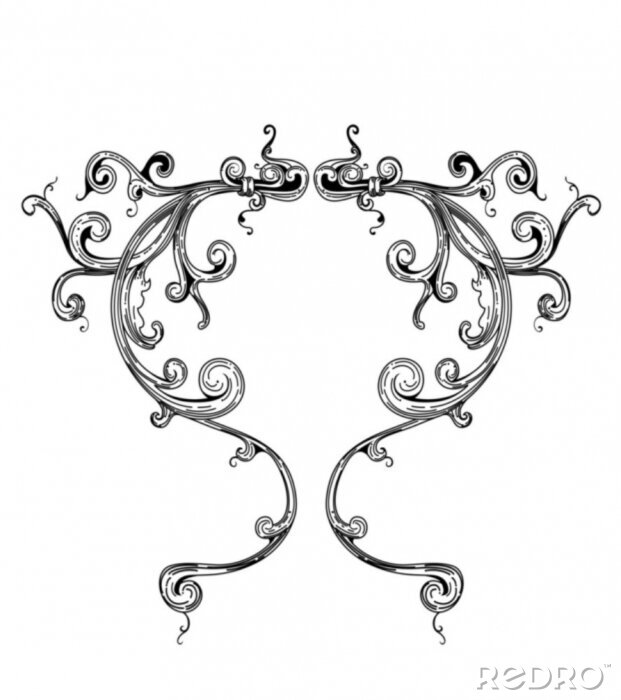 Papier peint  Ornement vintage