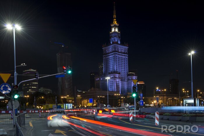 Papier peint  Palais de la Science et de la Culture à Varsovie