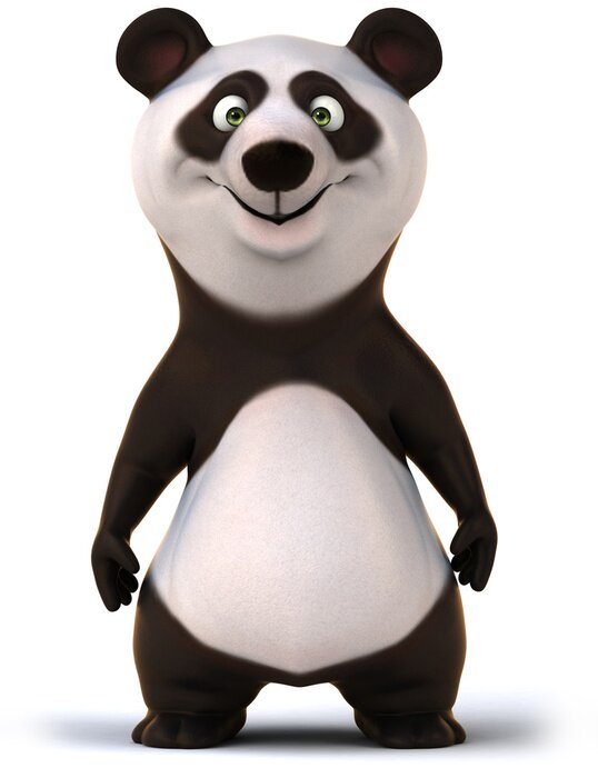 Papier peint  Panda rigolo